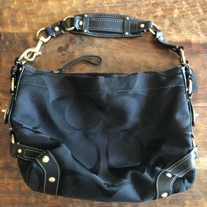 Coach Black Carly Hobo bag— AUTHENTIC